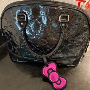 Loungefly Hello Kitty Black Bowler Bag